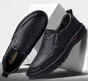 Nuove Scarpe Casual in Pelle con Suola Morbida Traspirante, Slip-On da Uomo, Scarpe Casual Basse in Pelle - Product Image 4