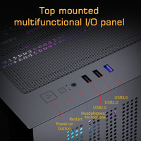 Lovingcool Fabricant professionnel de boîtiers PC Boîtier de jeu modulaire personnalisé Tour complète ATX Verre trempé Conception à haut flux d'air