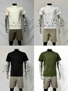 2025 camicia da allenamento estiva di vendita calda 100% maglietta da uomo in cotone all'ingrosso mercerizzato - Product Image 1