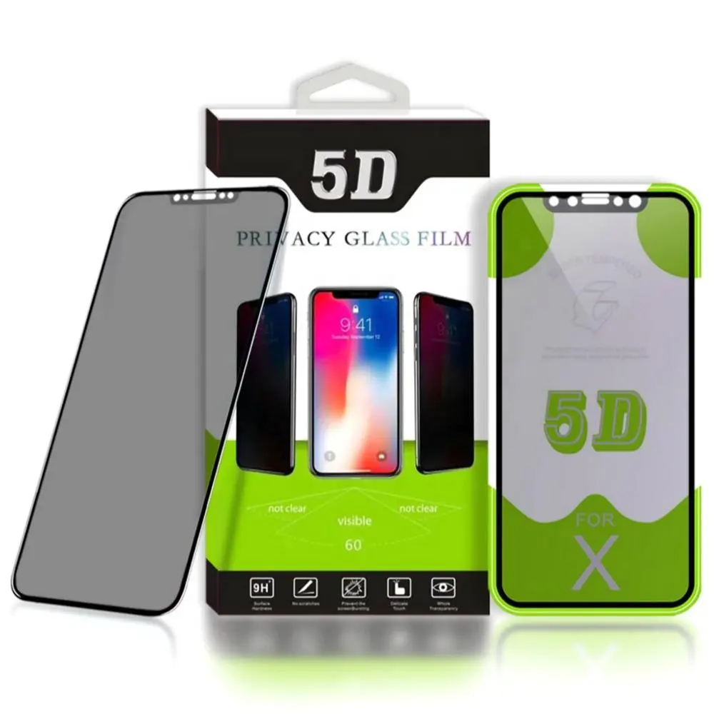 Turkey Hotsale 5D Privacy Cellphone Tempered Glass Screen Protector for Huawei for Android