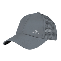 Casquette personnalisée à 6 panneaux avec perforations laser élastiques, casquette de baseball ajustable avec broderie et logo en caoutchouc ajoutés
