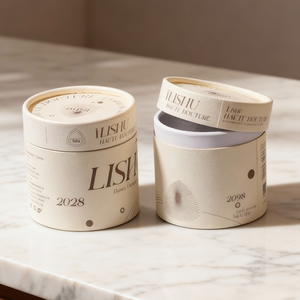 Tubes en papier personnalisés de luxe pour emballages de flacons de mascara, crème pour le visage, huiles essentielles, cosmétiques, parfums - Product Image 1