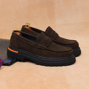 Botas de Cuero Genuino para Hombre, Diseño Clásico, Otoño-Invierno 2026, Cómodas, Impermeables, Antideslizantes, Estilo Slip-On - Product Image 3