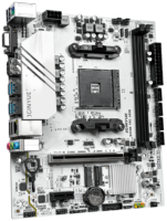 Günstiges JY B450M PRO ARGB AM4 Desktop-Mainboard für Gaming, Unterstützt AMD Ryzen 1000-5000 Serie, 32GB Dual DDR4 XMP RAM, M.2 DP, M-ATX