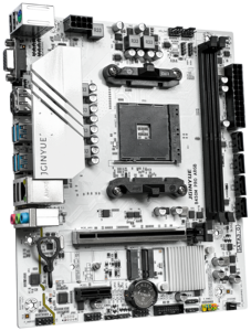 Scheda Madre Desktop JY <span class=keywords><strong>B450M</strong></span> PRO ARGB AM4 Economica per Gaming, Supporta Serie AMD Ryzen 1000-5000, 32GB Dual DDR4 XMP RAM, M.2 DP M-ATX - Product Image 2