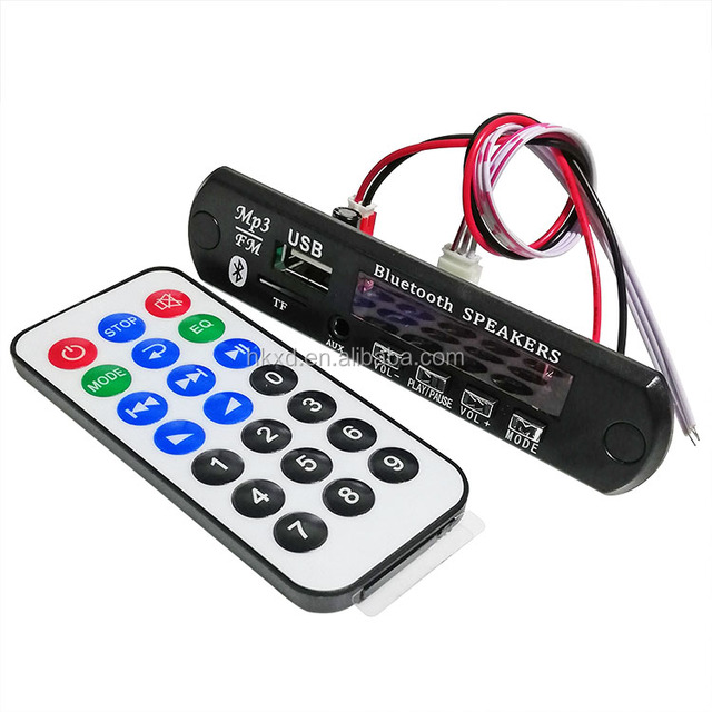 Module DC 12V MP3 Blue-tooth Decoding Board Car FM Radio SD Module Audio Decoder BT5.0 Speaker USB Power Supply Change 5V