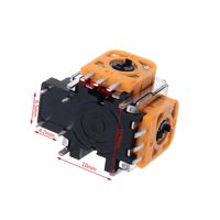 Nouveau Joystick analogique à bascule 3D jaune de remplacement pour Sony PlayStation 4 PS4 DualShock 4 Module de capteur de contrôleur à bascule