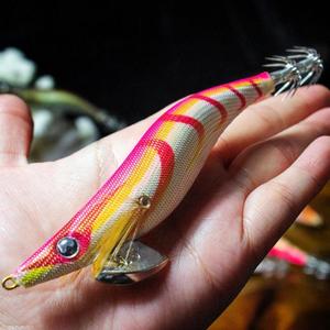 Esche da Pesca in Mare JINGYANG con Occhi 3D Stampati, Modello Polpo, Jig per Calamari, Amo per Gamberetti in Acciaio Inox, ABS, per Pesca in Acqua Salata - Product Image 1