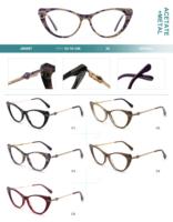 Promotion d'usine Nouvelle Arrivée Montures de lunettes en acétate de haute qualité pour femmes Montures de lunettes de luxe œil de chat en acétate