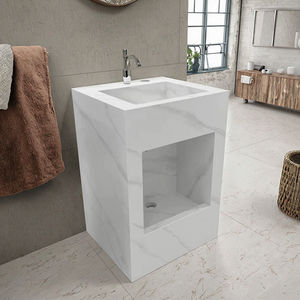 Piédestal en céramique de <span class=keywords><strong>style</strong></span> moderne Pied en pierre sur pied Musulman Wudu Ablution Lavabo pour salle de bain - Product Image 1