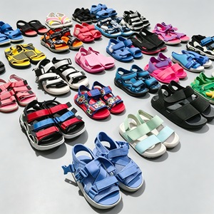 Children Avengers Superhero <b>Velcro</b> Strap Sandals Summer Beach Outdoor Sports Flat Footwear - Product Image 3