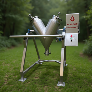 Mélangeur de poudre de type V en acier inoxydable 304 de 75 L, équipement industriel pour aliments, produits chimiques, cosmétiques, épices, poudres sèches - Product Image 2