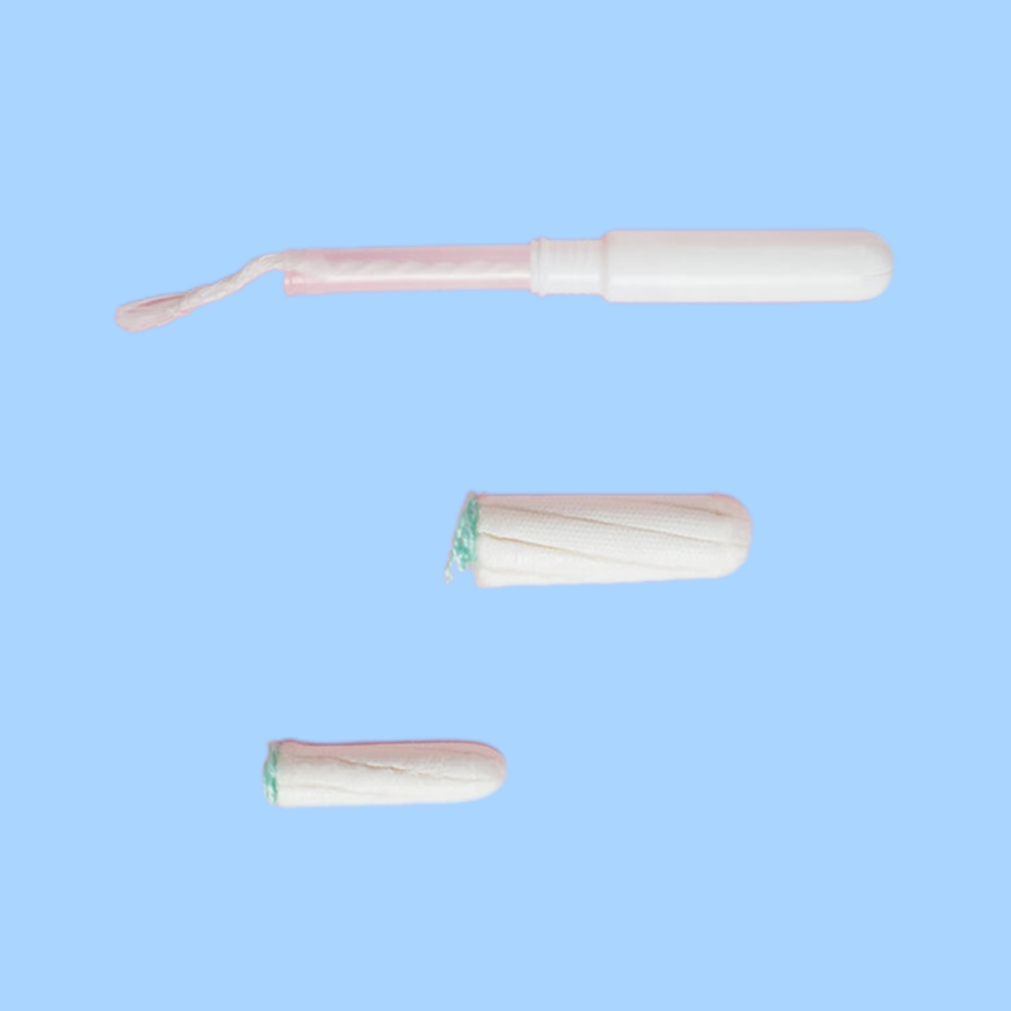 Hot Selling Disposable Organic Cotton Feminine Tampons Clean Hygiene Products for Women Made in China.