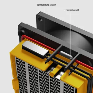 Kachels Voor Indoor Gebruik, Energie Efficiënte 1000W Veilig En Rustig Keramische Draagbare Kleine Mini Desktop Heater Fan
