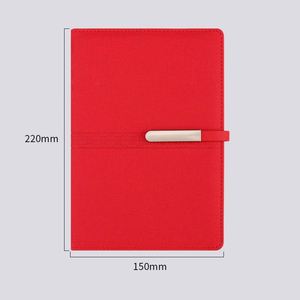 Nouveauté : Carnets de notes personnalisés en cuir PU pour le bureau, avec logo sur mesure et fermeture magnétique - Product Image 3