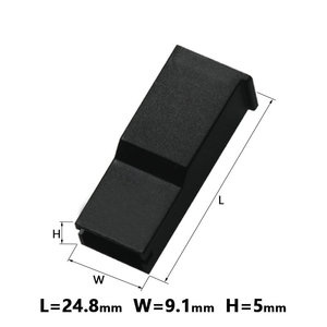 1-Pin Automotive <b>Universal</b> Plastic Connector Housing 6.3mm <b>Plug</b> 171809-3 Black Non-Sealed Concave For Cable Harness - Product Image 4