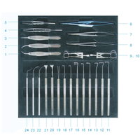 La chirurgie ophtalmique d'instrument ophtalmique place le forceps chirurgical micro réglé pour l'implantation de lentille intraoculaire