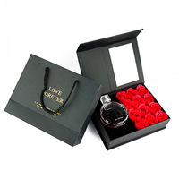 Cadeaux populaires pour la Saint-Valentin pour femmes, boîte de roses artificielles en savon, rouge à lèvres, Pâques, Noël, rentrée scolaire, Nouvel An chinois