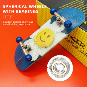 ALF.AILEFU Finger Skate Boarding Terpopuler 30/32/34mm Lengkap 5 Lapis Maple Skateboard Mini Skateboard Custom Hadiah - Product Image 3