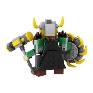 Goldmoc barf ตุ๊กตา<span class=keywords><strong>กล้วย</strong></span>แคระโมเดลชุดตัวต่อของเล่นบล็อค - Product Image 4