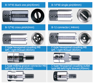 Koosun Bộ chuyển đổi Bộ chuyển đổi Bộ chuyển đổi Bộ chuyển đổi phay Bộ định tuyến 43.5mm kẹp khoan loại F - Product Image 4