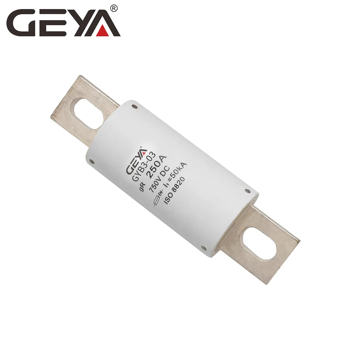 Geya GYB3-03 250a ac dc 1000v 175-500a ev, energia de fusível cilíndrica, proteção veicular, fusível carro, pv