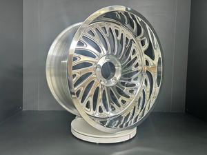 Jantes forgées de luxe 8x170 polies 22 24 26 28 30 pouces 6x135 Jantes forgées Super Single pour camion Ford F-150 F-350 - Product Image 3