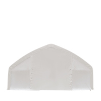 Abri de stockage de voiture extérieur en treillis simple, imperméable, en PVC/PE, avec toit en acier galvanisé, pour stationnement simple - Vente en gros