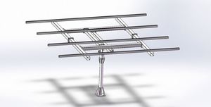 Nuovo Arrivo: Sistema di Tracciamento Solare con Motore DC 12v/24v, 3kW 6 Pannelli, Controllore di Tracciamento Solare con Staffa di Montaggio - Product Image 4