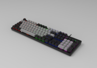 Teclado mecánico Acer OKW212 de 104 teclas, con todas las teclas antiescáner, 15 efectos de iluminación RGB, cable blindado magn