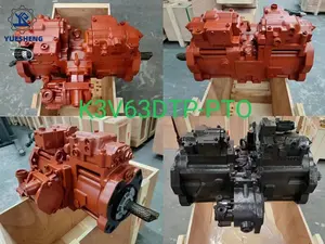 Kawasaki K3V112DTP ekskavatör için hidrolik pompa SK260-9 SK295-9 LQ10V00018F2 LQ10V00018F3 LQ10V00018F4