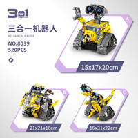 Juego de Bloques de Construcción STEM 3 en 1, Robot Programable Creativo, Rompecabezas para Adultos, Control Remoto, Juguetes de Bloques de Construcción, Juguete DIY para Niños