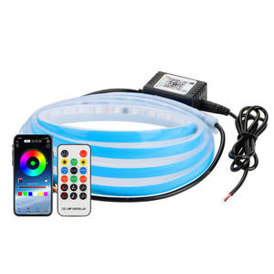 Tira de Led de flujo de coche de 1,2/1,5/M 1,8, aplicación Symphony con control remoto para rejilla central de coche, capó, accesorios de luz de circulación diurna Led - Product Image 1