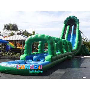 زحليقة مائية عملاقة بطول 39 قدمًا للبيع ، قابلة للنفخ تجاريًا مع حوض سباحة للبالغين - Product Image 5