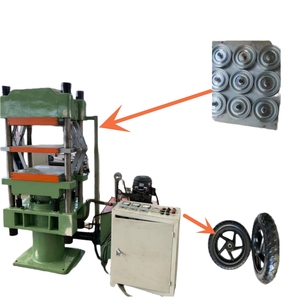 ماكينة صنع نعل الأحذية ، خط إنتاج ماكينة صنع الفلكنة المطاطية بالضغط الهيدروليكي الأوتوماتيكي ، السيليكون - Product Image 1