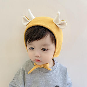 Chapeau de bébé mignon de dessin animé avec oreille automne hiver bébé garçons filles bonnets chapeaux en coton bébé en bas âge chaud casquette <span class=keywords><strong>Bonnet</strong></span> - Product Image 3