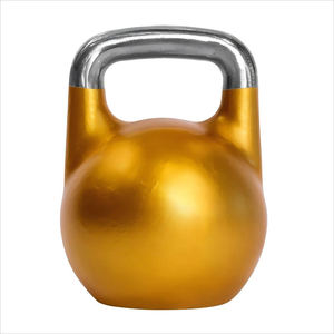 Altın 48kg rekabet Kettlebell +/-100 Gram çinko kaplama ve elektrostatik toz boyama Kettlebell kalibre - Product Image 1