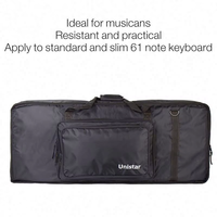 Étui d'instrument rembourré portable professionnel d'usine OEM pour clavier de musique sac durable