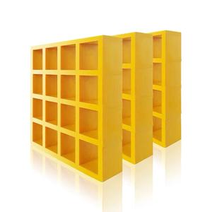 Revêtement <span class=keywords><strong>de</strong></span> sol GRP Caillebotis en plastique renforcé <span class=keywords><strong>de</strong></span> <span class=keywords><strong>fibre</strong></span> <span class=keywords><strong>de</strong></span> <span class=keywords><strong>verre</strong></span> Caillebotis Coupe en <span class=keywords><strong>treillis</strong></span> Haute résistance Léger pour usage industriel - Product Image 6