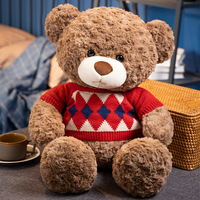 Adorable Ours en Peluche, Cadeau d'Anniversaire, Coussin Décoratif, Grande Peluche Ours Mignon, Cadeaux de Saint-Valentin