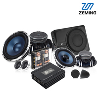Kit d'enceintes audio pour voiture OEM personnalisé : Subwoofer, enceintes coaxiales, tweeter et amplificateur pour système audio automobile