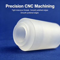 Cylindre en quartz givré usiné sur mesure, baguette en silice fondue pure avec trou central pour application laser optique