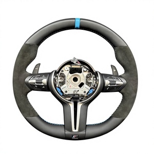 Volant en cuir robuste pour BMW Série F Série <span class=keywords><strong>M</strong></span> Suede MP <span class=keywords><strong>Sport</strong></span> - Modification pour Journée sur Circuit - Product Image 1
