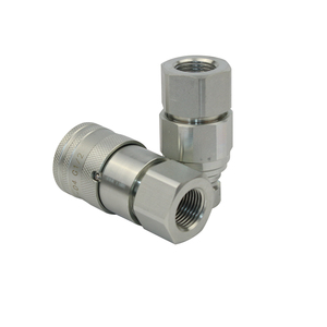 Raccords de tuyaux hydrauliques à face plate en acier inoxydable, raccords à déconnexion rapide - Product Image 5