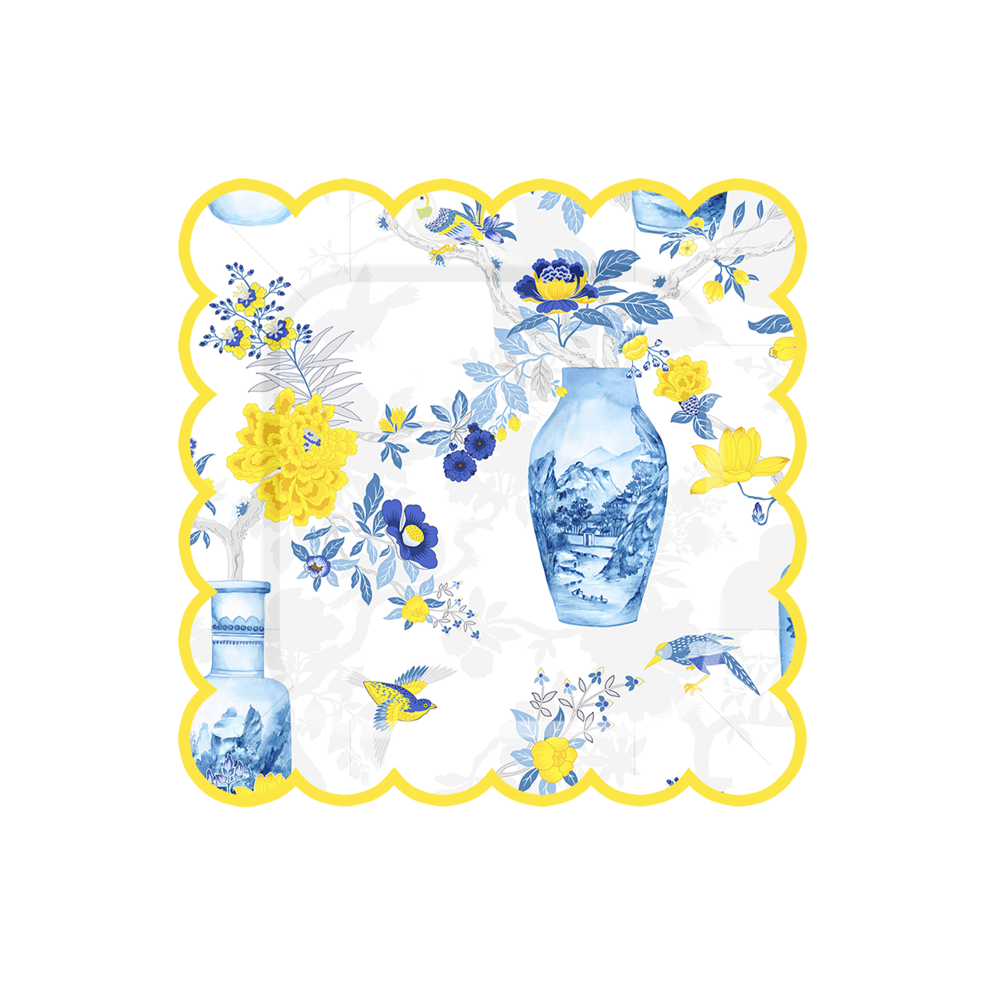 Plato de papel de 8.5 pulgadas * 8 unidades