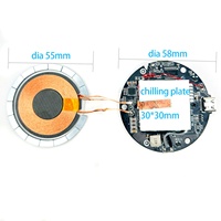 Module de charge sans fil 15W, refroidissement magnétique, réfrigération, chargeur sans fil pour véhicule monté sur voiture, produit PCBA