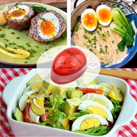 Promotion vente en gros outils de cuisine mécanique sensible à la chaleur cuisson changement de couleur oeuf bouilli minuterie