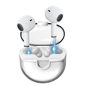 M6mini Transparent <b>TWS</b> Half in Blue Tooth Earbuds Stereo Sports Touch Waterproof Earbuds Universal - Product Image 4