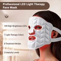 Masque de luminothérapie LED pour le visage et le cou EYCO Silicone 415NM 850NM 630NM