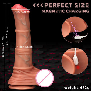 Automatische Siliconen Erotische Vrouwelijke Producten Telescopische Stuwende Dildo 'S Elektrische Realistische Dildo Vibrator Sex Voor Vrouwelijk Orgasme - Product Image 2